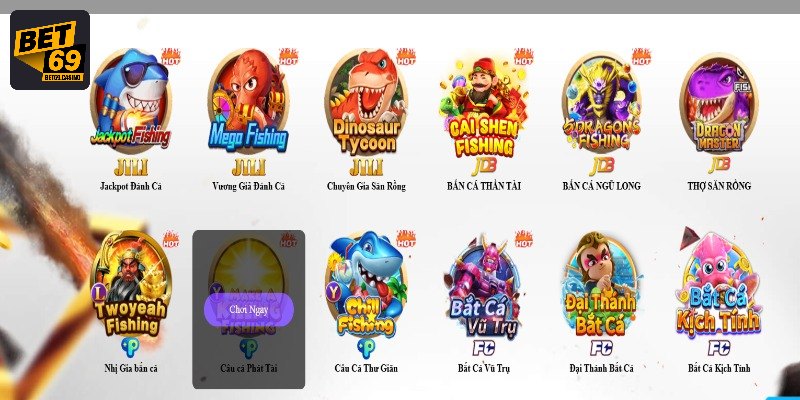 Những thông tin cơ bản nhất về sảnh bắn cá Bet69